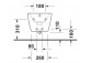 Bidet Duravit D-Code wall hung