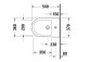 Bidet Duravit D-Code wall hung