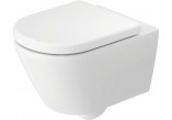 Bowl WC hanging Duravit D-Code, 54x35,5 cm HygieneGlaze, witk shelf - white