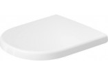 Bowl WC hanging Duravit D-Code 37x54 cm, montaż ukryty, bezkołnierzowa, drain poziomy - white