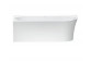 Corner bathtub left Duravit Cape Cod, 190x90cm, 1 ukośne opracie, bezszwowa obudowa, white