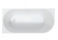 Corner bathtub left Duravit Cape Cod, 190x90cm, 1 ukośne opracie, bezszwowa obudowa, white