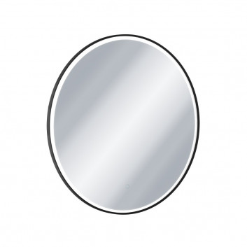 Mirror rectangular Excellent Revia, hanging, 100x50cm, black mat