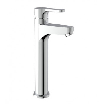 Washbasin faucet tall Roca Atlas single lever Cold Start, chrome - sanitbuy.pl