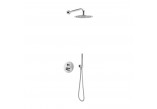 Set prysznicowo-wannowy Excellent Pi, concealed, 2 wyjścia wody, overhead shower 200mm, black mat