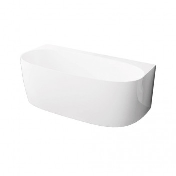 Bowl wc hanging Emporia Nox 49×37 cm, bezrantową, with seat with soft closing Slim - white shine