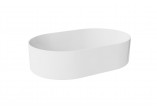 Countertop washbasin Besco Lova B&W 34x53 cm - white and black