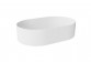 Countertop washbasin Besco Lova B&W 34x53 cm - white and black