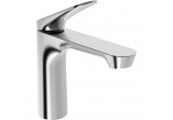 Washbasin faucet HansaGenesis, standing, single lever, wersja ECO - brushed steel