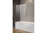 Parawan nawannowy Radaway Furo SL PND II 110, lewy, glass transparent, 110x150cm, przesuwny, profil gold szczotkowany