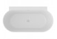 Bathtub freestanding Ravak Freedom O Tec, acrylic,170x77 cm - white, osłona odpływu white