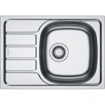 Zlewozmywak Franke Spark SKL 611-78/50 XL for built-in, jednokomorowy z ociekaczem - stainless steel, len