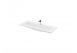 Vanity washbasin Ravak Clear, 80 cm z otworami - white