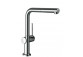 Kitchen faucet Hansgrohe Talis M54, single lever, with pull-out spray, 2jet, sBox - black brushed chromee