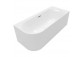 Bathtub wallmounted 180x80 , Villeroy&Boch Loop&Friends - Weiss Alpin
