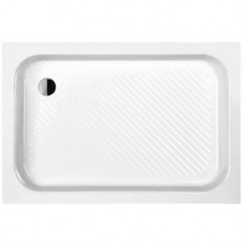 Shower tray rectangular Sanplast Classic B/CL, 80x100x15+STB, white EW