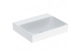 Washbasin small Geberit One 50x41 cm, without hole na baterie, without overflow, powłoka KeraTect - white
