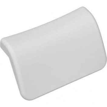 Bath bolster Besco Uni, 31,5x14,5cm, silver
