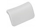 Bath bolster Besco Uni, 31,5x14,5cm, silver