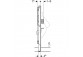 Frame Geberit Duofix for urinal uniwersalny, dla armatury ukrytej, H112-130