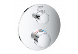 Concealed mixer Grohe Grohtherm SmartControl thermostatic 3-receivers wody color stainless steel