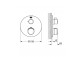 Concealed mixer Grohe Grohtherm SmartControl thermostatic 3-receivers wody color stainless steel