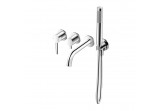 Bath tap Emporia concealed 4-hole - chrome