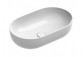 Countertop washbasin Catalano Sfera oval 60x42 cm, without tap hole, without overflow - white shine