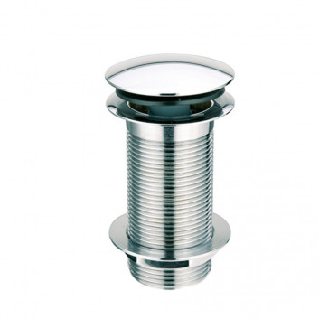 Spust umywalkowy McAlpine, klik-klak, white