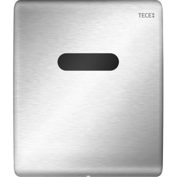 Flushing plate TECEloop for urinal with insert zaworową, glass white, Flush button white