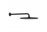 Overhead shower Grohe Rainshower Cosmopolitan 310, arm wall-mounted 380mm, brushed hard graphite