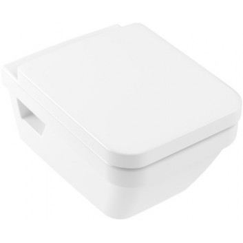 Wall-hung wc Villeroy&Boch Architectura, 53x37 cm, bez kołnierza, with coating antybakteryjną AntiBac, with coating ochronną CeramicPlus - white