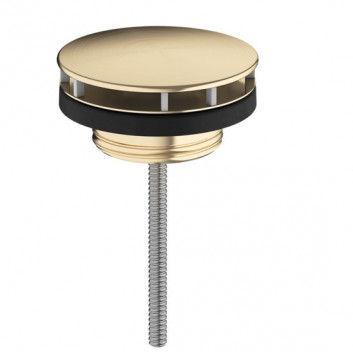 Niezamykany set drain do umywalek Hansgrohe, black brushed chromee