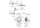 Shower set Grohe Essence concealed with head shower Rainshower mono 310 - brushed hard graphite