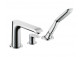 Bath tap Hansgrohe Metris, concealed, External part for connecting with spout Exafil, 2-receivers
