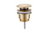 Kitchen faucet Emporia Tauro in the form of litery L, with pull-out spray - gold szczotkowany