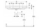 Geberit Smyle Square Washbasin kompaktowa, B45cm, H16cm, T36cm, z overflow, with tap hole