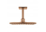Overhead shower Grohe Rainshower Smartactive 310 Cube, arm ceiling 142mm, 2 strumienie - brushed warm sunset