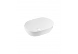 Bowl wc hanging Emporia Nox 49×37 cm, bezrantową, with seat with soft closing Slim - white shine