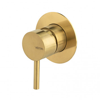 Mixer shower solo Vema Otago, brushed gold