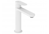 Washbasin faucet standing Ravak Eleganta 174 mm, without pop - white mat
