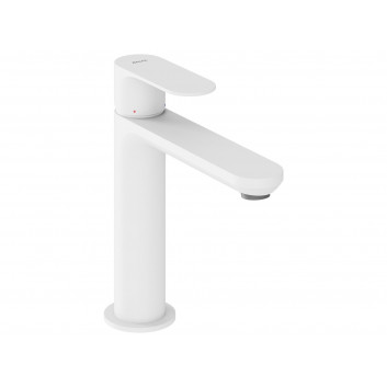 Washbasin faucet standing Ravak Espirit 190 mm, without pop - white mat