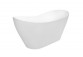 Asymmetric bathtub Besco Mini 150x70 cm right white 