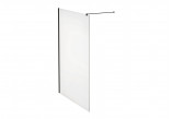 Door shower Roca Metropolis 100x200cm - glass transparent, profil chrome