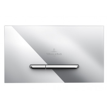 Flushing plate Villeroy&Boch ViConnect chrome mat, 25,3 x 14,5 mm, 2 zakresowy