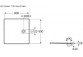 Square shower tray Roca Terran, 80x80cm, kompozytowy, Stonex, with siphon, cafe