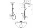 Shower set Hansgrohe Croma 220 set with thermostat and rainfall