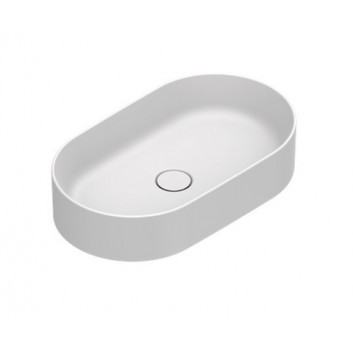 Washbasin drop in/under-countertop Catalano Zero 60x37 cm, with coating Cataglaze - white