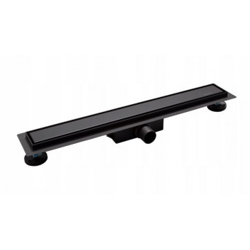 Drainline podłogowy Balneo Duplex Next Gold 90 cm, dwustronny, of stainless steel szczotkowanej, z niskim syfonem i głębokim osadnikiem - gold 