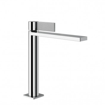 Washbasin faucet Gessi Inverso Diamantato with waste - Warm Bronze Br. PVD